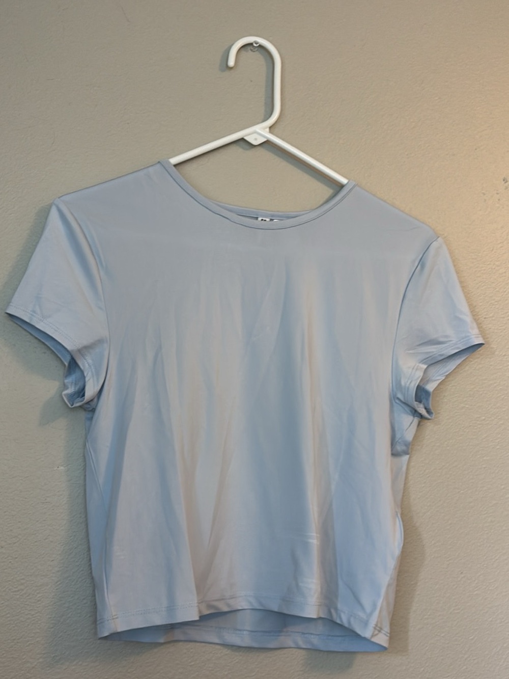 H&M Light Blue Short Sleeve Crewneck Tee